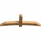 Ekena Millwork Bellingham Rough Sawn Timber Gable Bracket, Western Red Cedar, 84"W x 28"H x 6"D x 6"F, 8/12 Pitch GBW084X28X0606BEL00RWR - alternate 2